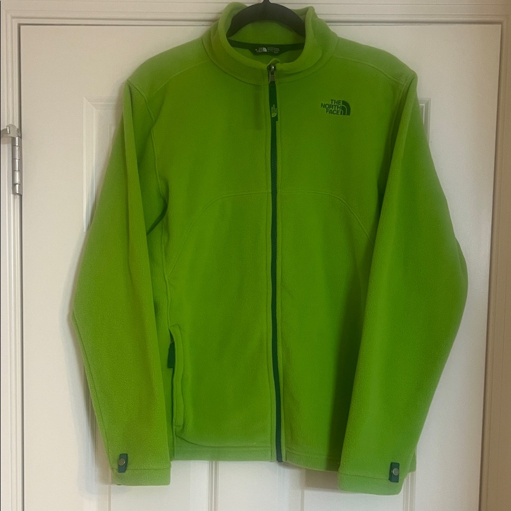 The North Face Boy’s Lime Green Fleece Jacket